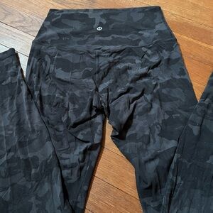 lululemon athletica Black Camo Leggings